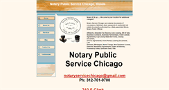 Desktop Screenshot of notaryservicechicago.com