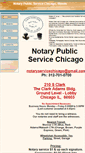 Mobile Screenshot of notaryservicechicago.com